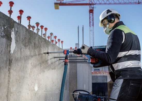 Picture of Wierto Bosch Bosch Expert hammer drill SDS Clean max-8X set,  24mm (working length 400mm, suction drill including suction connection)