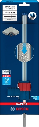 Изображение Wierto Bosch Bosch Expert hammer drill SDS Clean plus-8X set, 16mm (working length 200mm, suction drill incl. suction connection)