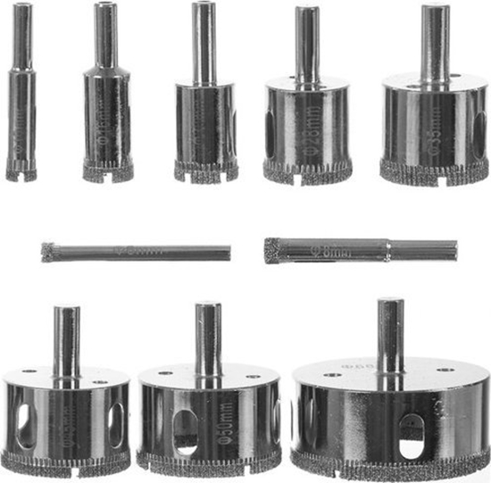 Изображение Wierto Bigstern Otwornice diamentowe- zestaw 10szt. Bigstren 21641