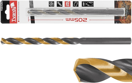 Picture of Wierto czarno-zote do metalu przeduane HSS M2 12.0mm (1/25/100)
