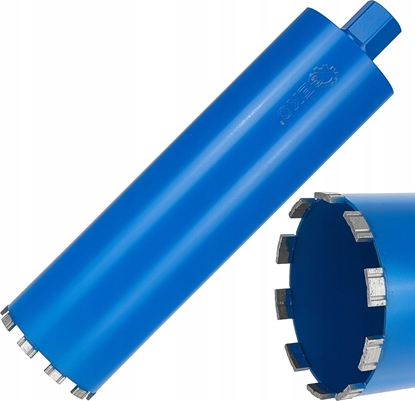 Attēls no Wierto diamentowe koronowe do wiertnicy na sucho i mokro 122x10x450mm 10T 1.1/4" (5)