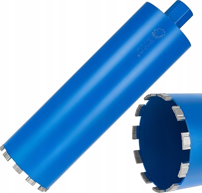 Attēls no Wierto diamentowe koronowe do wiertnicy na sucho i mokro 132x10x450mm 11T 1.1/4" (5)