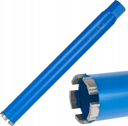 Attēls no Wierto diamentowe koronowe do wiertnicy na sucho i mokro 52x10x450mm 5T 1.1/4" (10)