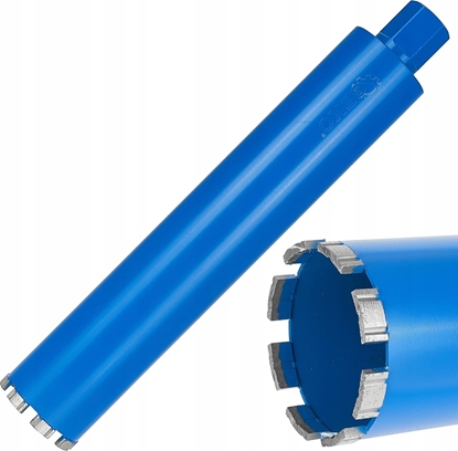 Attēls no Wierto diamentowe koronowe do wiertnicy na sucho i mokro 82x10x450mm 8T 1.1/4" (10)