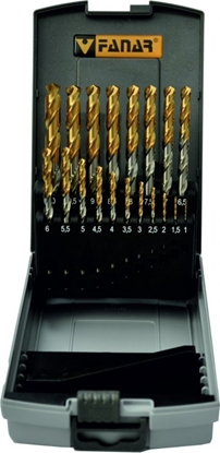 Picture of Wierto Fanar WIERTLA ZESTAW NWKA FI  1,00-10,00MM 24PC CZW-24 HSSE TIN INOX