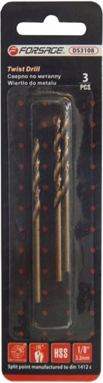 Picture of Wierto Forsage Wierto do metali  3.2mm HSS+Co(3szt)