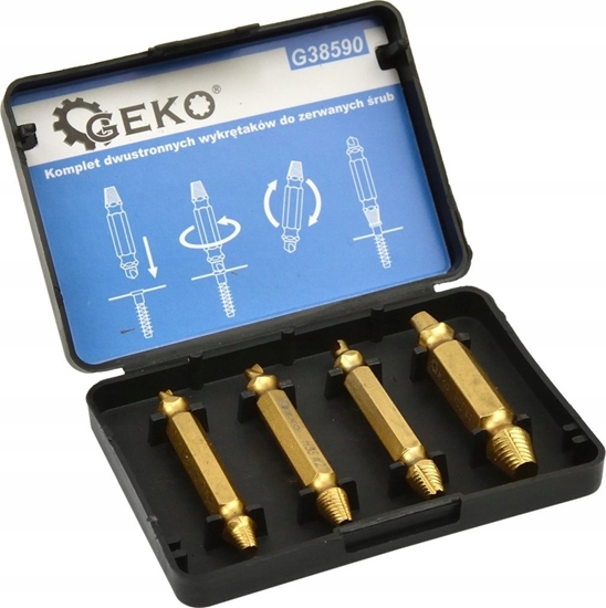 Picture of Wierto Geko Kpl. dwustronnych wykrtaków do zerwanych rub 4szt. (100)