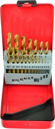 Attēls no Wierto Geko KPL.WIERTE 19SZT.1-10MM POW.TYT. MET.BOX(40) G38234 GEKO