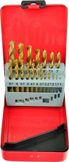 Picture of Wierto Geko KPL.WIERTE 19SZT.1-10MM POW.TYT. MET.BOX(40) G38234 GEKO