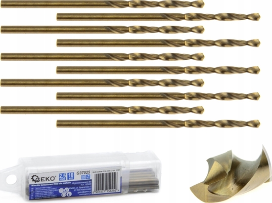 Picture of Wierto Geko Wierto kobaltowe HSS do metalu 2,5 mm (10/2520)
