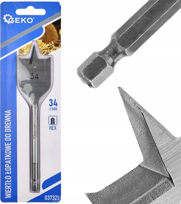 Attēls no Wierto Geko Wierto opatkowe do drewna 34x152mm HEX (20/200)