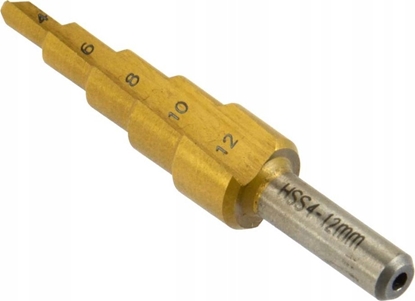 Attēls no Wierto Geko Wierto stokowe HSS TiN 4-12mm (20/25/200)