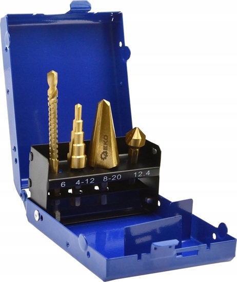 Picture of Wierto Geko Zestaw uniwersalnych wierte z uchwytem HEX 4szt. (50)