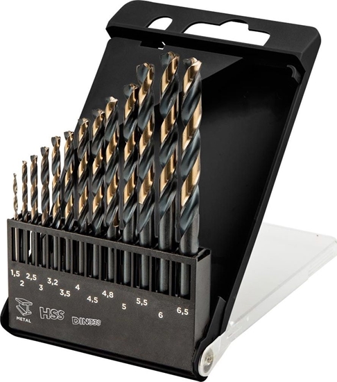 Picture of Wierto Graphite do metalu HSS walcowe 1,5-6,5 mmmm zestaw (55H088)