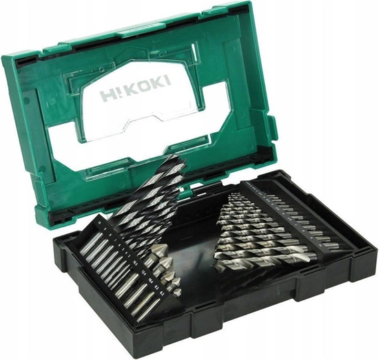 Изображение Wierto Hikoki Zestaw wierte do metalu i drewna Hikoki Box III