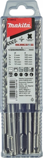 Picture of Wierto Makita MAKITA ZESTAW WIERTE SDS+ 12szt. NEMESIS 2