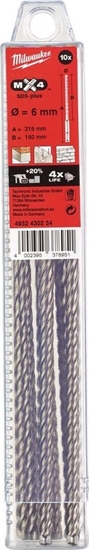 Picture of Wierto Milwaukee 10 x Wierto do betonu MX4 6 x 150 x 215 Milwaukee