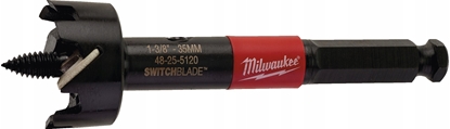 Attēls no Wierto Milwaukee Drill-crown for wood O35mm (with replaceable blade) Milwaukee