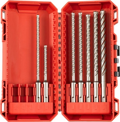 Изображение Wierto Milwaukee MILWAUKEE SDS PLUS MX4 DRILL SET. 7 pcs