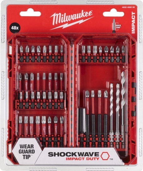 Picture of Wierto Milwaukee MILWAUKEE SET OF DRILLS + TIPS 48 pcs Sh