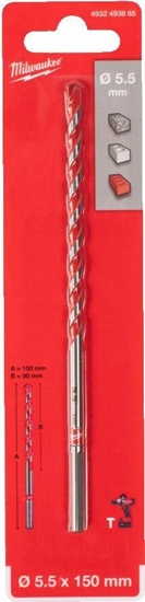 Изображение Wierto Milwaukee MILWAUKEE WIERTO DO BETONU TCT  5,5x150mm PREMIUM