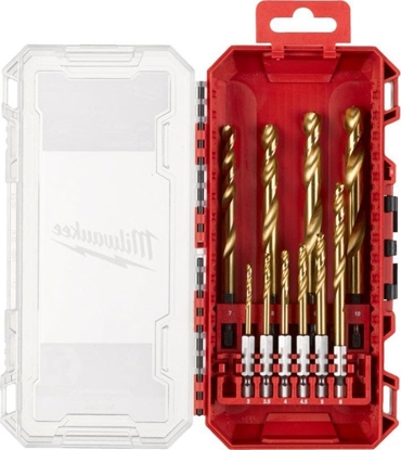 Изображение Wierto Milwaukee MILWAUKEE WIERTO METAL HSS-G TIN KPL.10 SZT.