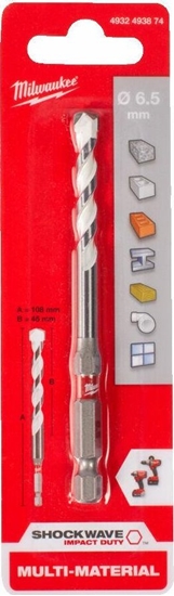 Изображение Wierto Milwaukee MILWAUKEE WIERTO UNIWERSALNE  6,5x100mm