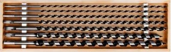 Изображение Wierto Pro-Line do drewna spiralne walcowe 6 10 12 14 16 8 18mm zestaw (26947)