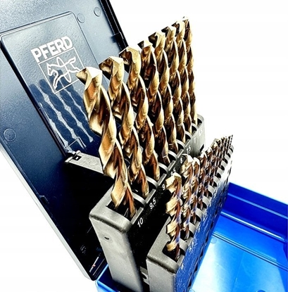 Picture of Wierto Sourcing 19-piece metal drill set PFERD DIN338 HSSE N 1-10 Inox