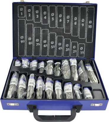 Picture of Urbju komplekts metālam Tivoly 11451970024; 1-10 mm; 170 gab.