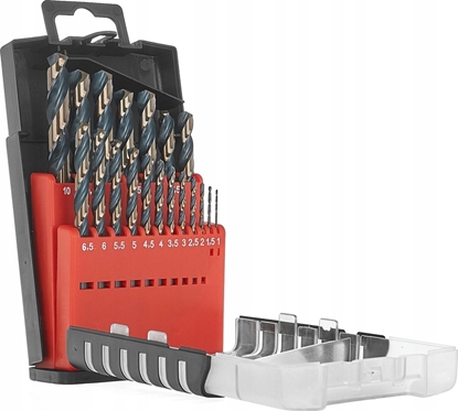 Picture of Wierto Tvardy Zestaw wierte do metalu HSS 1.0-10.0mm 19el. (10/20)