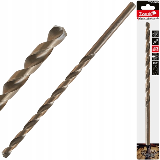 Picture of Wierto zote do metalu dugie 10.0 x 265mm HSS DIN1869 (25/100)