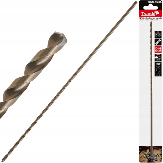 Picture of Wierto zote do metalu dugie 4.0 x 280mm HSS DIN1869 (50/100/200)