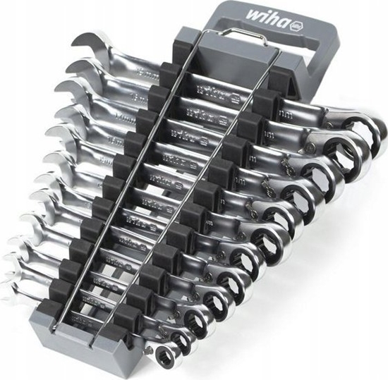 Picture of Wiha ring ratchet open-end spanner Set
