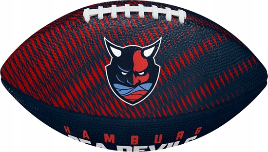 Picture of Wilson ELF Team Tailgate Hamburg Jr Ball WF4014601XB Niebieskie 7