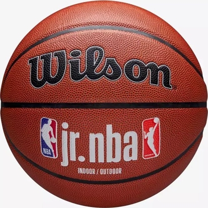 Attēls no Wilson Jr NBA Fam Logo Auth In Out Ball WZ2018401XB Brzowe 6