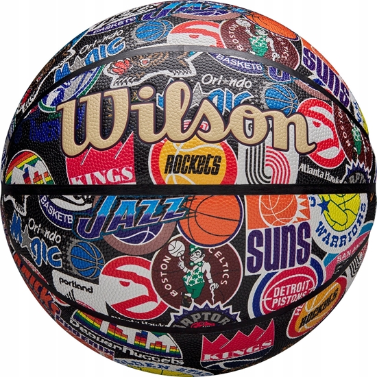 Picture of Wilson NBA All Team Retro Ball WZ4028501XB Wielokolorowe 7