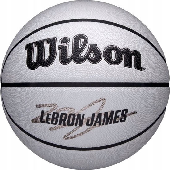Picture of Wilson NBA Player Icon Uv Bskt Lebron WZ4030501XB szary 7
