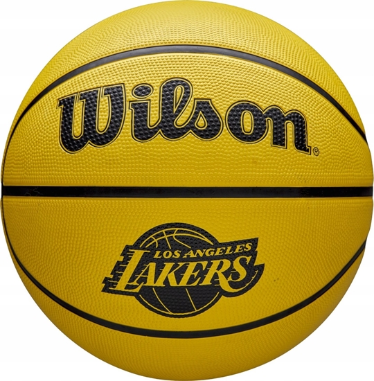 Picture of Wilson NBA Team Tribute Solid Los Angeles Lakers Ball WZ4025414XB óte 5