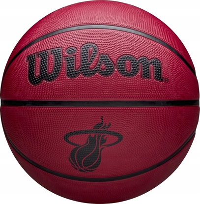 Picture of Wilson NBA Team Tribute Solid Miami Heat Ball WZ4025416XB Czerwone 5