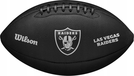 Picture of Wilson NFL Team Metallic Premiere Las Vegas Raiders Ball WF4015817XB Czarne 9