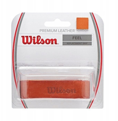 Attēls no Wilson Premium Leather Grip, brown leather, 1 pc.