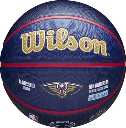 Picture of Wilson Wilson NBA Player Icon Zion Williamson Outdoor Ball WZ4008601XB7 Granatowe 7