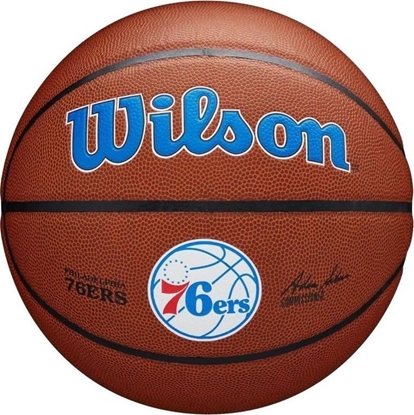 Picture of Wilson Wilson Team Alliance Philadelphia 76ers Ball WTB3100XBPHI Brzowe 7