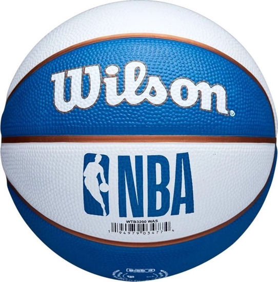 Изображение Wilson Wilson Team Retro Washington Wizards Mini Ball WTB3200XBWAS biae 3