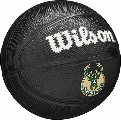 Picture of Wilson Wilson Team Tribute Milwaukee Bucks Mini Ball WZ4017606XB Czarne 3