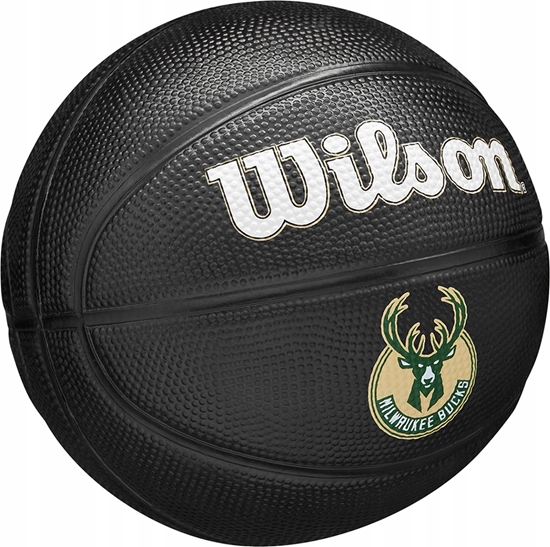Picture of Wilson Wilson Team Tribute Milwaukee Bucks Mini Ball WZ4017606XB Czarne 3