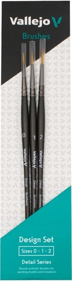 Picture of Winsor & Newton Brush design set synthetic hair (sizes 0, 1, 2)