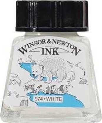 Picture of Winsor & Newton Tusz rysunkowy White 14ml uniw