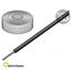 Picture of Wire; stranded; Cu; silicone; black; 150°C; 3kV; 7.5m; 18AWG; elastic